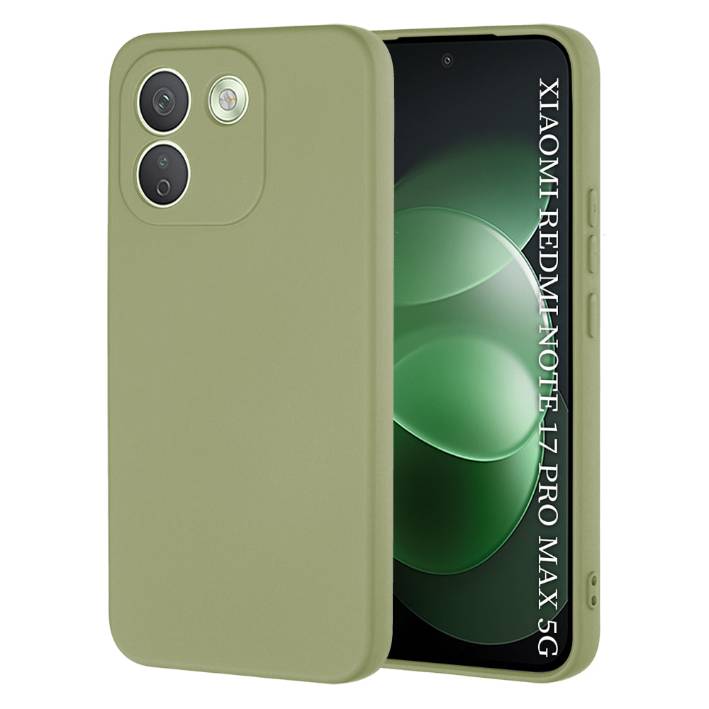Case for Xiaomi Redmi Note 17 Pro Max, Techsuit, SoftFlex, Matcha