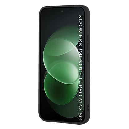 Hülle für Xiaomi Redmi Note 17 Pro Max, Techsuit, SoftFlex, Schwarz