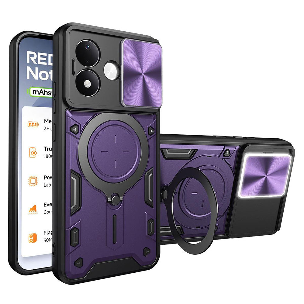 Coque pour Xiaomi Redmi Note 17 Pro, Techsuit, CamGuard Pro, violette