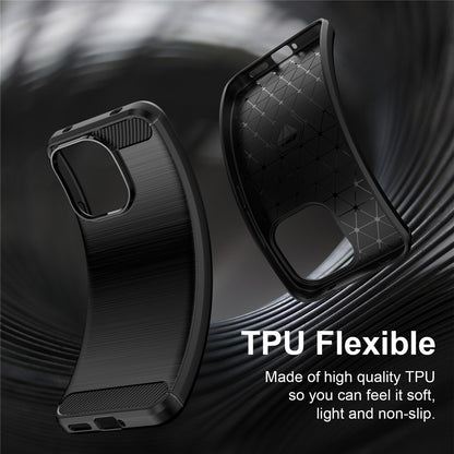 Custodia per Xiaomi Redmi Note 17 Pro, Techsuit, Carbonio, Nera
