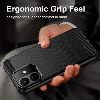 Custodia per Xiaomi Redmi Note 17 Pro, Techsuit, Carbonio, Nera