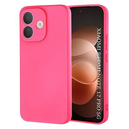 Custodia per Xiaomi Redmi Note 17 Pro, Techsuit, SoftFlex, rosa scuro