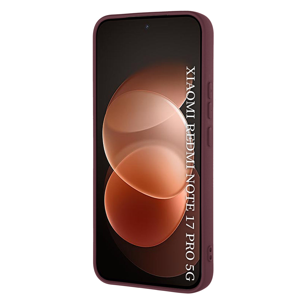 Custodia per Xiaomi Redmi Note 17 Pro, Techsuit, SoftFlex, bordeaux