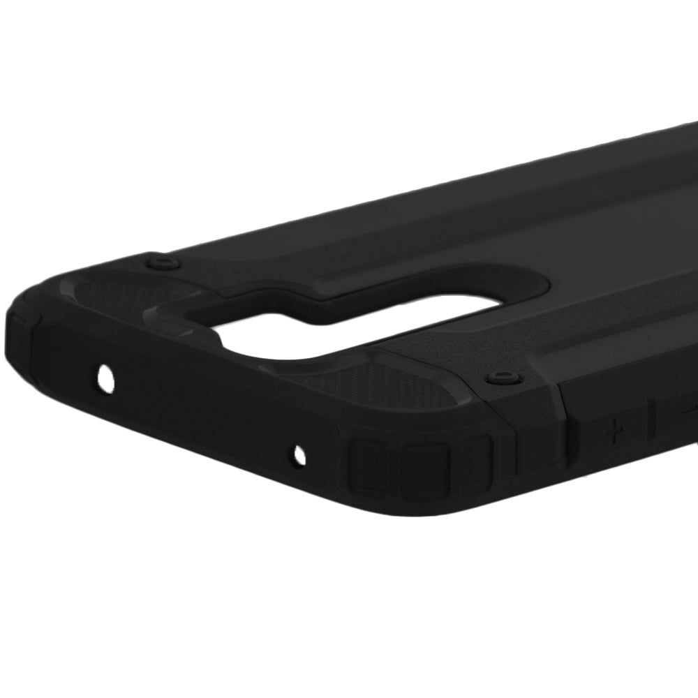 Case for Xiaomi Redmi Note 8 Pro, Techsuit, Hybrid Armor, Black