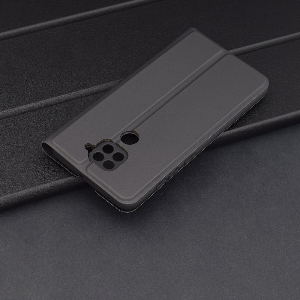 Coque pour Xiaomi Redmi Note 9 / 10X 4G, Techsuit, Magskin Book, Noire
