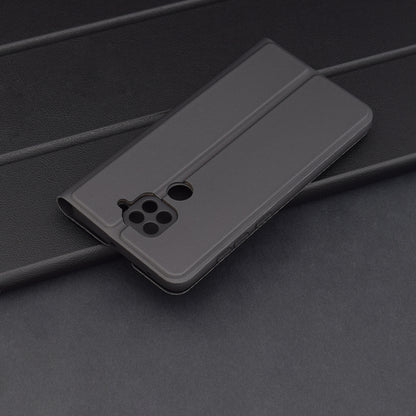 Coque pour Xiaomi Redmi Note 9 / 10X 4G, Techsuit, Magskin Book, Noire