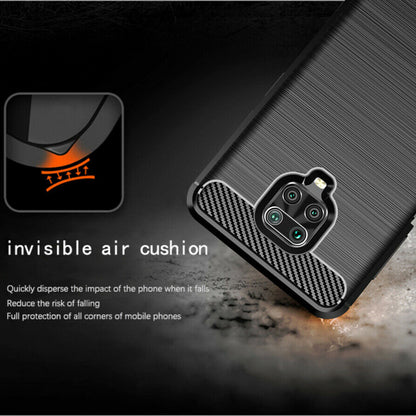 Case for Xiaomi Redmi Note 9S / Note 9 Pro / Note 9 Pro Max, Techsuit, Carbon, Black