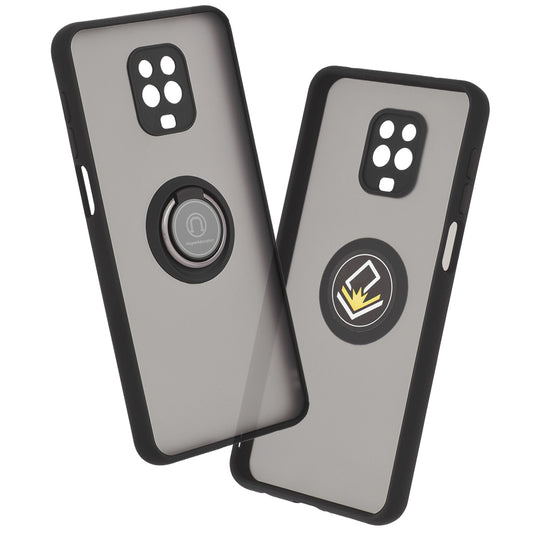 Custodia per Xiaomi Redmi Note 9S / Note 9 Pro / Note 9 Pro Max, Techsuit, Glinth, Nera