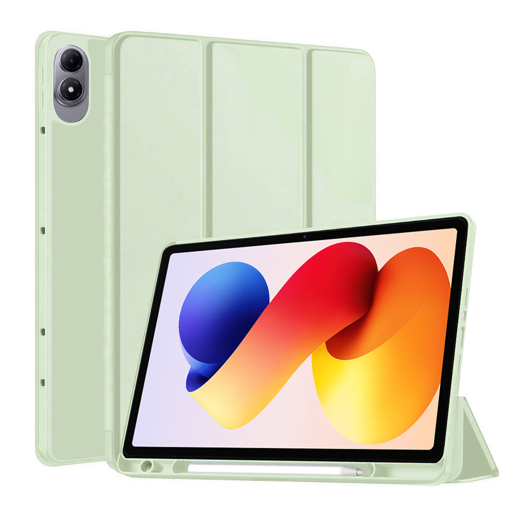 Hülle für Xiaomi Redmi Pad 2 Pro, Techsuit, Flex Trifold, Matcha Grün