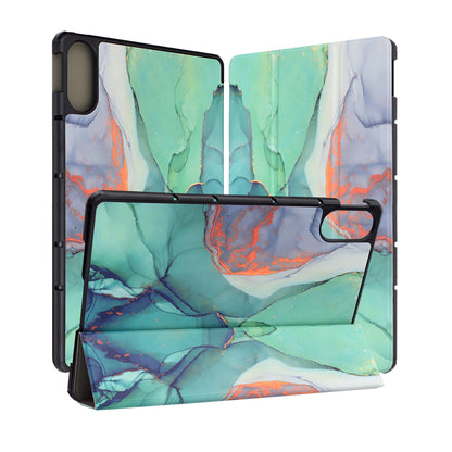 Case for Xiaomi Redmi Pad 2 Pro, Techsuit, FoldPro Green Time, Multicolor