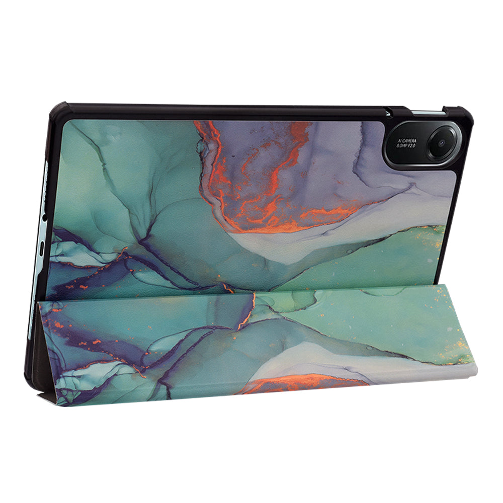 Case for Xiaomi Redmi Pad 2, Techsuit, FoldPro Green Time, Multicolor