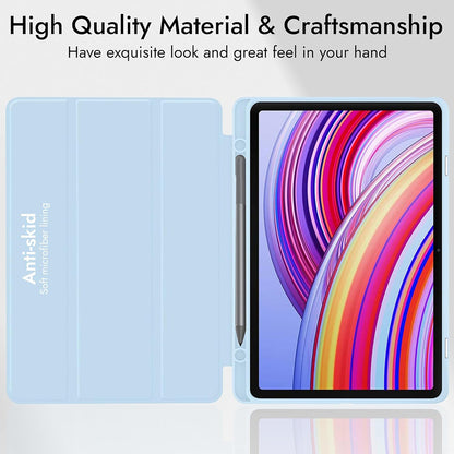 Hülle für Xiaomi Redmi Pad Pro / Pad / Pad Pro 5G, Techsuit, Flex Trifold, Marineblau