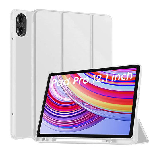 Coque pour Xiaomi Redmi Pad Pro / Pad / Pad Pro 5G, Techsuit, Flex Trifold, Gris