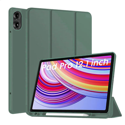 Custodia per Xiaomi Redmi Pad Pro / Pad / Pad Pro 5G, Techsuit, Flex Trifold, Verde