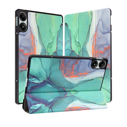 Custodia per Xiaomi Redmi Pad Pro / Pad / Pad Pro 5G, Techsuit, FoldPro Green Time, Multicolore