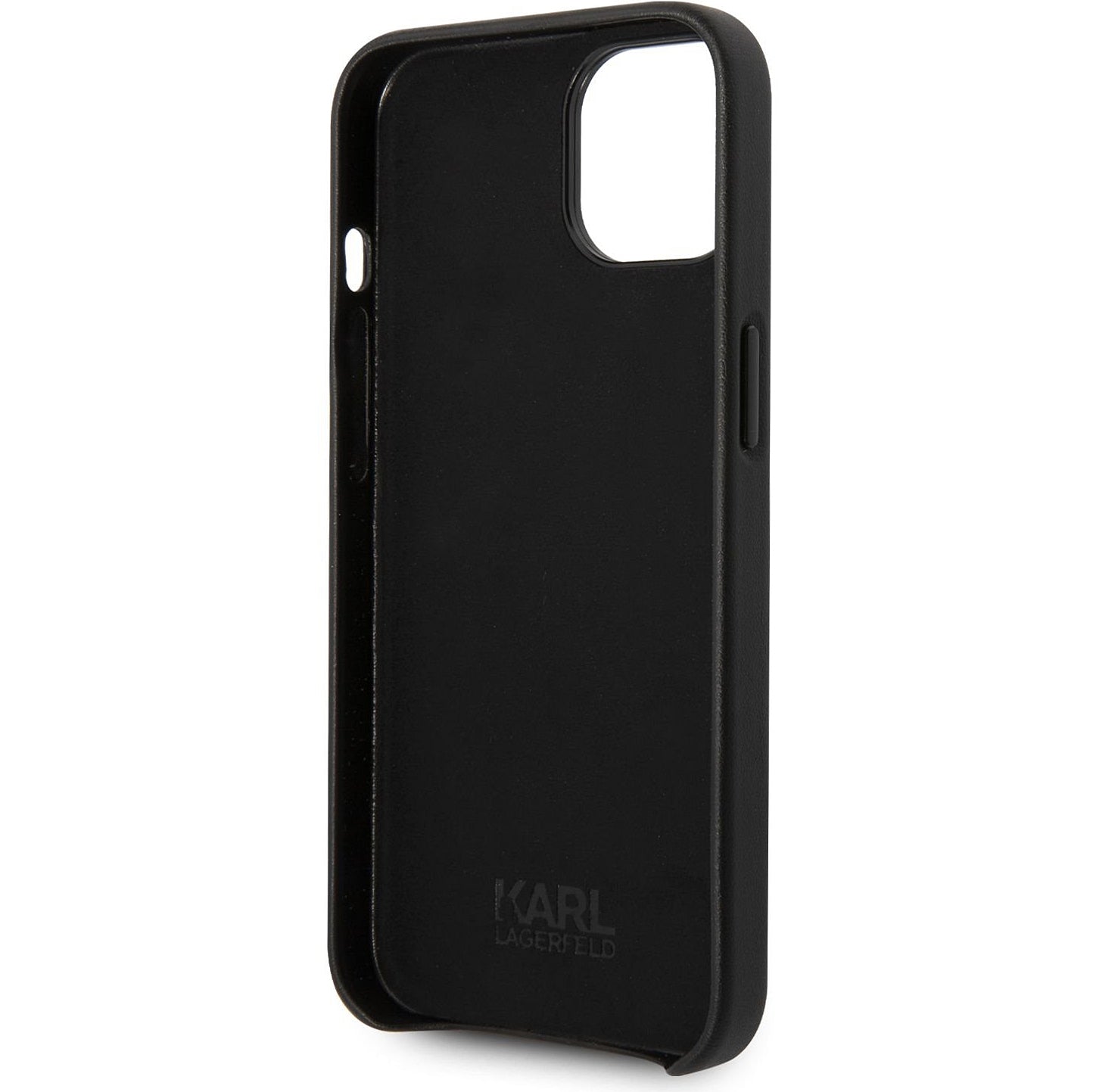 Étui pour Apple iPhone 14 Plus, Karl Lagerfeld, Logo Perforé, Noir