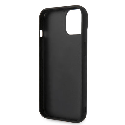 Custodia per Apple iPhone 14 Plus, Karl Lagerfeld, Quilted Puffy Metal Logo, Nera