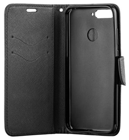 Custodia per Samsung Galaxy A22 5G A226, OEM, Fancy, Nera