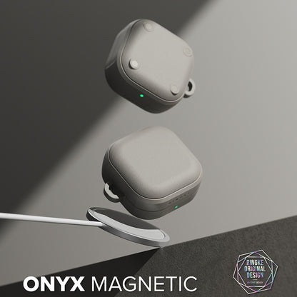 Ringke Onyx Magnetic Hülle für Samsung Galaxy Buds4 Pro, Grau