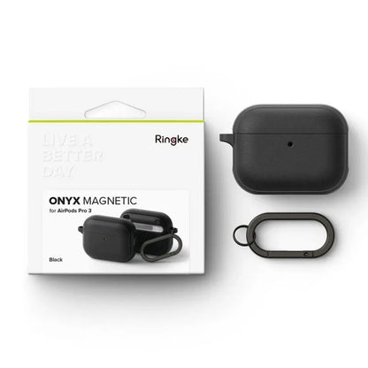 Ringke Onyx Hülle für Apple AirPods 3, Schwarz