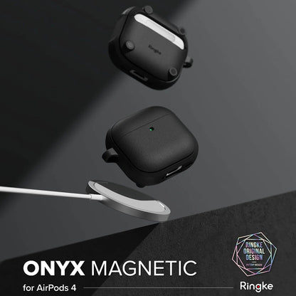 Coque Ringke Onyx Magnétique pour Apple AirPods 4, Vert