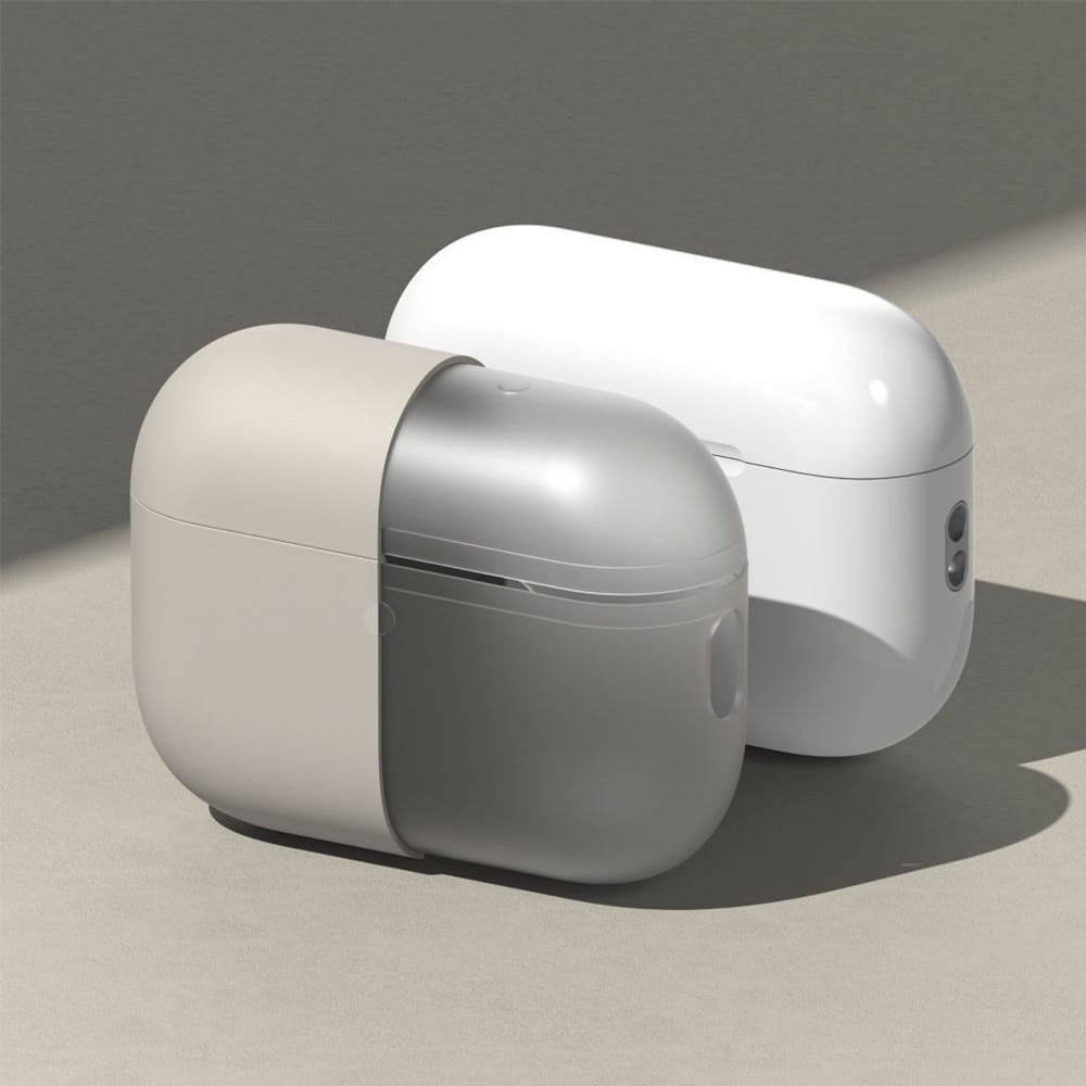 Étui Ringke pour Apple AirPods 3, Crème