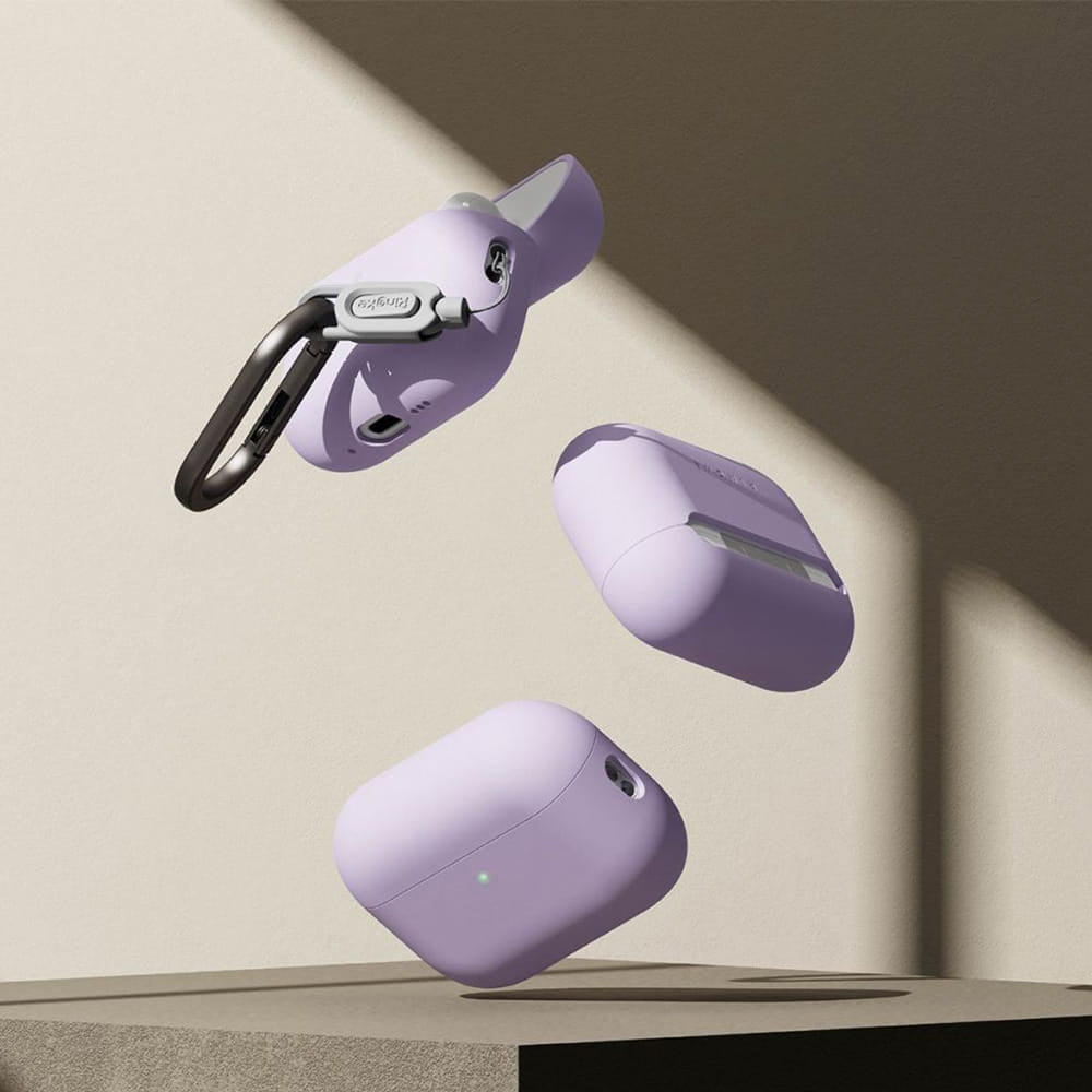 Étui Ringke pour Apple AirPods 3, Violet Clair