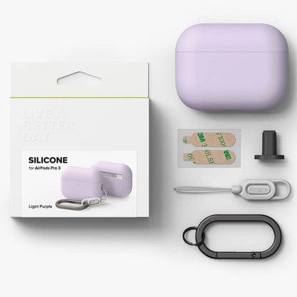 Étui Ringke pour Apple AirPods 3, Violet Clair