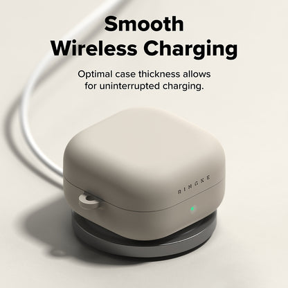 Étui Ringke pour Samsung Galaxy Buds4 / Buds4 Pro, Crème