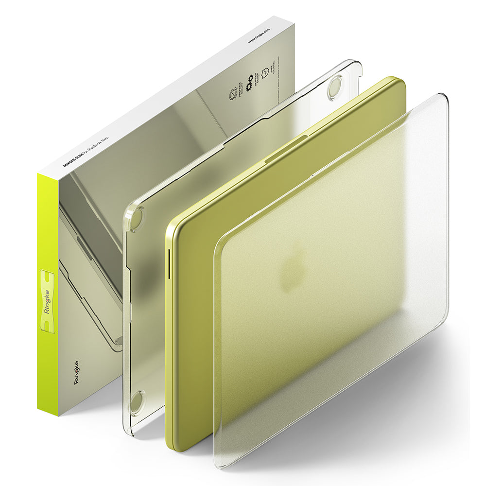 Coque Ringke Slim pour Apple MacBook Neo 13 pouces, transparente mate.