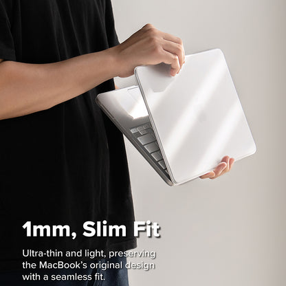 Coque Ringke Slim pour Apple MacBook Neo 13 pouces, transparente mate.