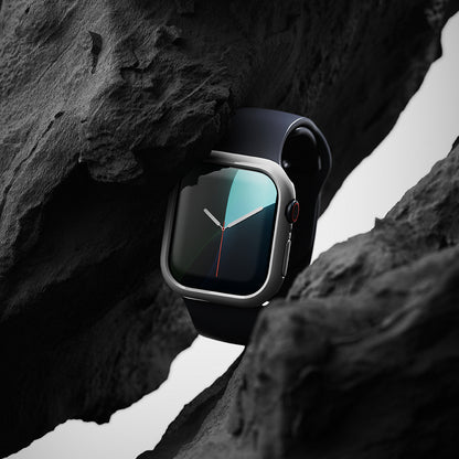 Coque Ringke Slim pour Apple Watch Series 10 / 11 46mm, Lot de 2 pièces, Noir Mat / Transparent