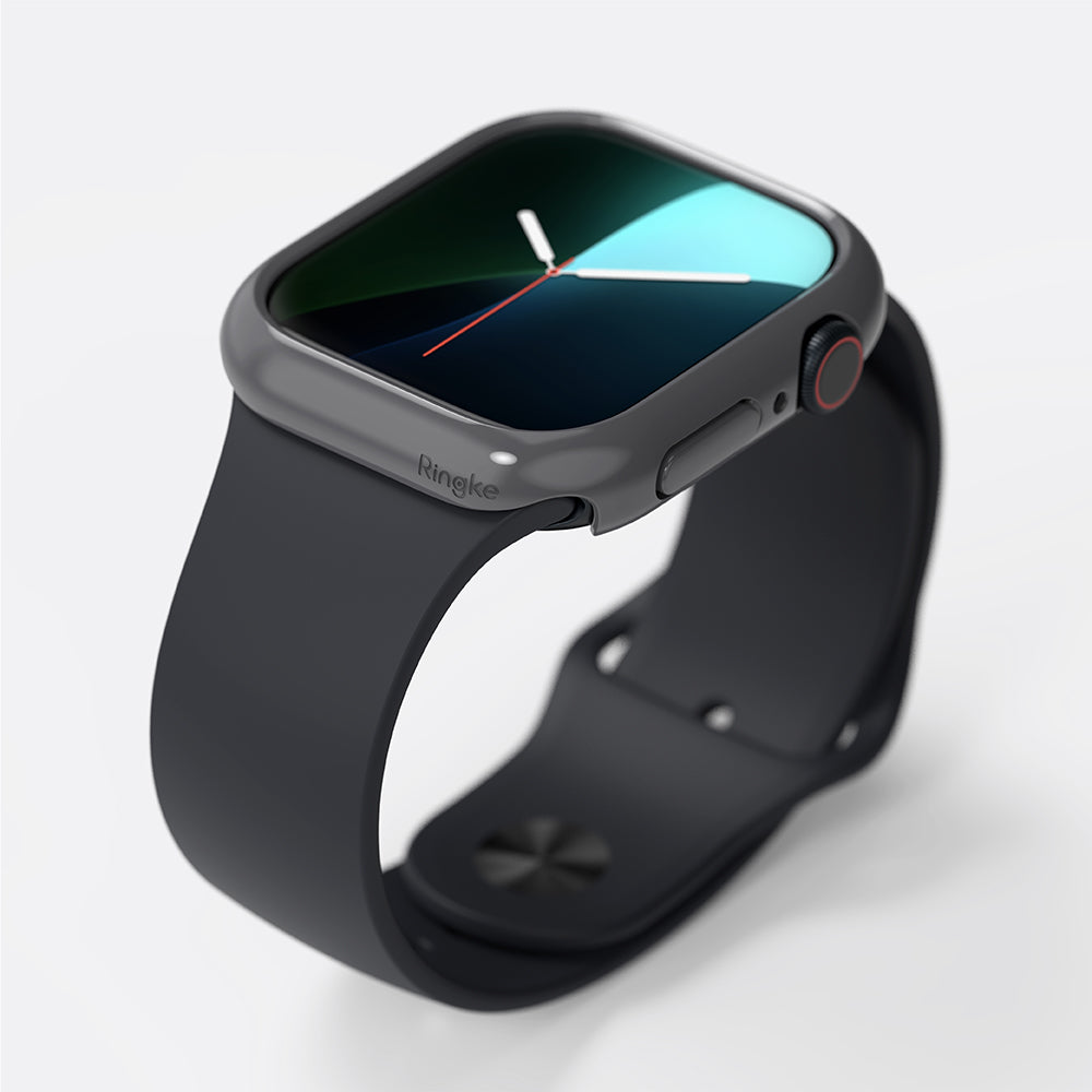 Coque Ringke Slim pour Apple Watch Series 10 / 11 46mm, Lot de 2 pièces, Noir Mat / Transparent