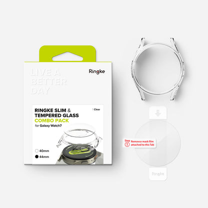 Custodia Ringke Slim per Samsung Galaxy Watch7 44mm, Trasparente