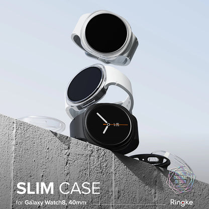 Ringke Slim Hülle für Samsung Galaxy Watch8 40mm, Set mit 2 Stück, Transparent