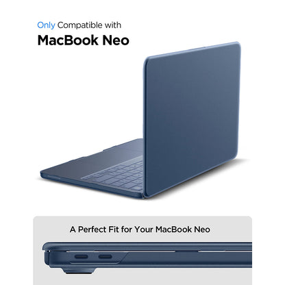 Coque Spigen Airskin pour Apple MacBook Neo 13 pouces, Indigo Satiné ACS11814