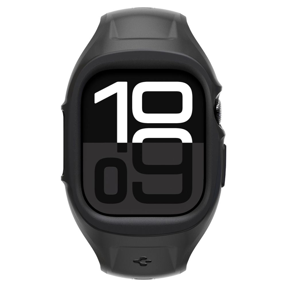 Housse Spigen Liquid Air Pro pour Apple Watch Series 10 / 11 46mm, Noir Mat ACS09317