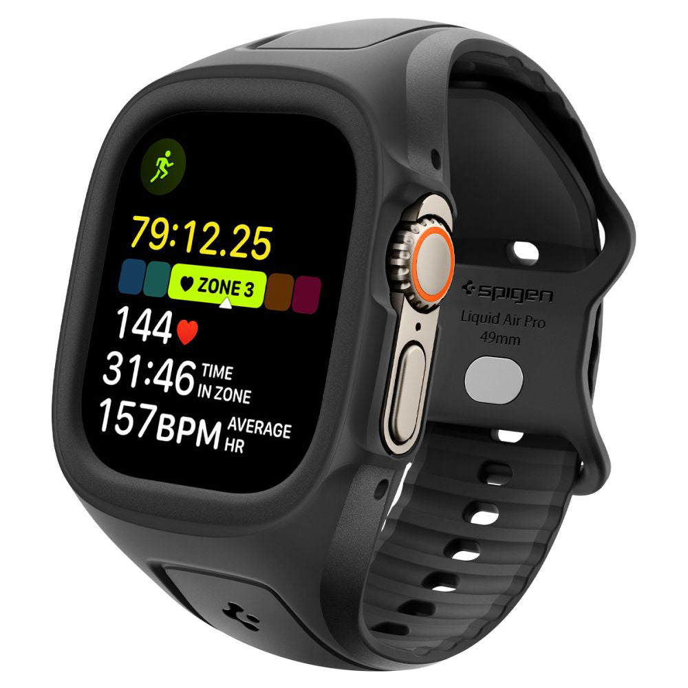 Custodia Spigen Liquid Air Pro per Apple Watch Ultra Series, Nera ACS05463