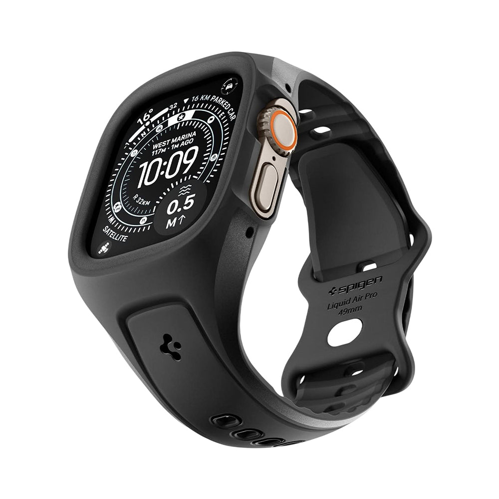 Custodia Spigen Liquid Air Pro per Apple Watch Ultra Series, Nera ACS05463