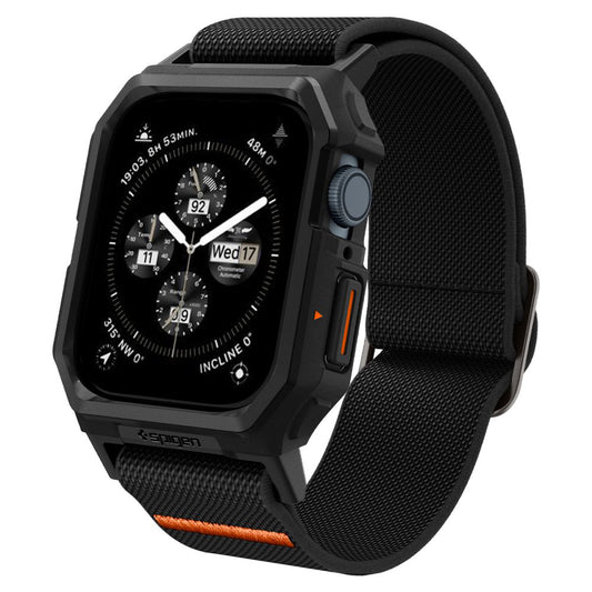 Custodia Spigen Lite Fit Pro per Apple Watch 44mm Series, Nera Opaca ACS07103