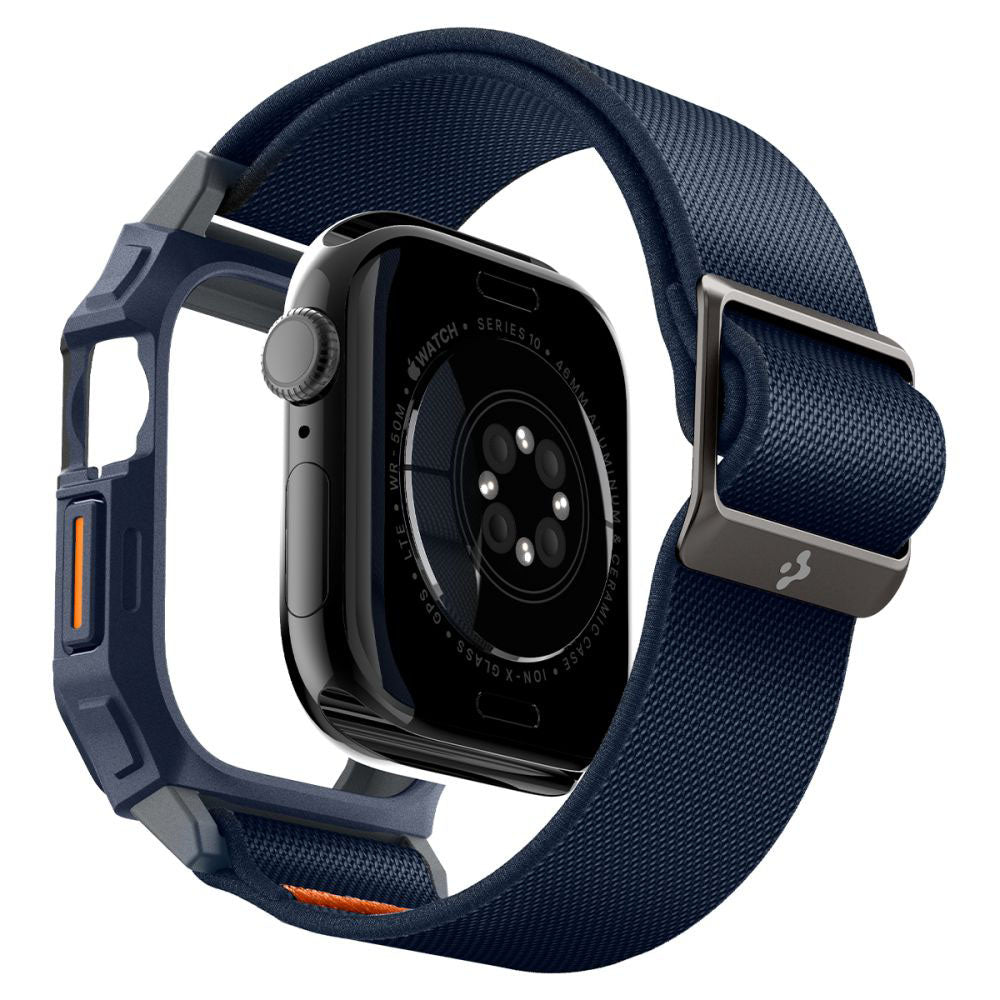 Housse Spigen Lite Fit Pro pour Apple Watch Series 10 46mm, Bleu Marine ACS08925