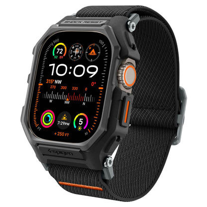 Spigen Lite Fit Pro Hülle für Apple Watch Ultra Series, Matt Schwarz ACS07104