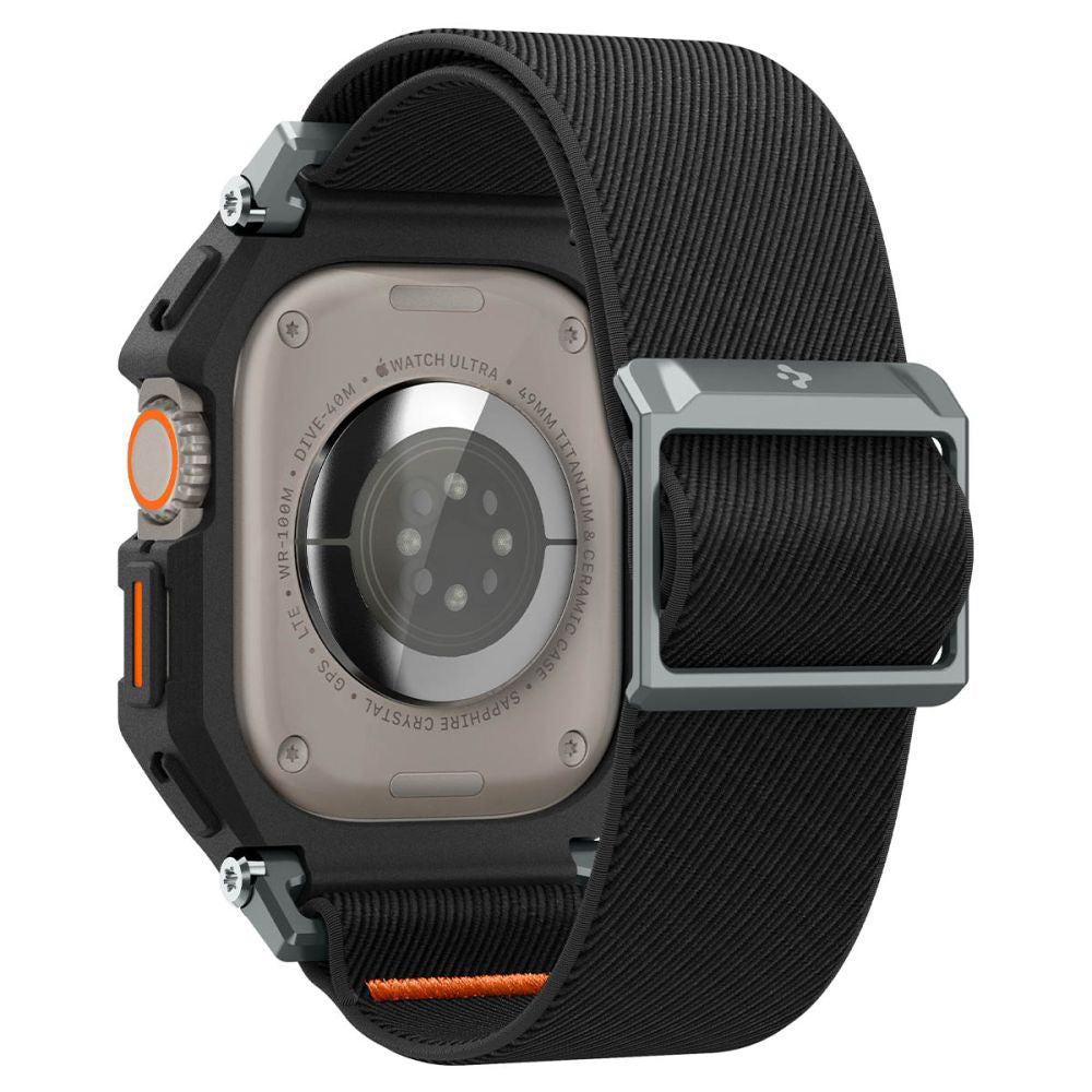 Spigen Lite Fit Pro Hülle für Apple Watch Ultra Series, Matt Schwarz ACS07104
