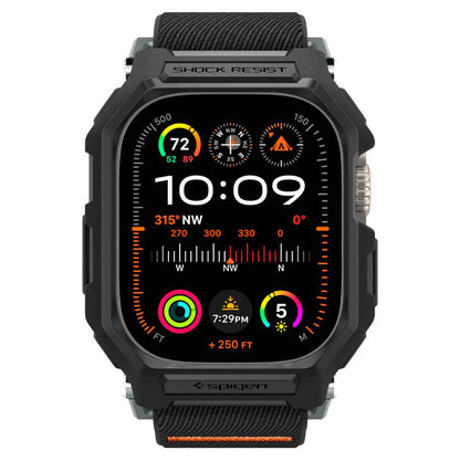 Spigen Lite Fit Pro Hülle für Apple Watch Ultra Series, Matt Schwarz ACS07104
