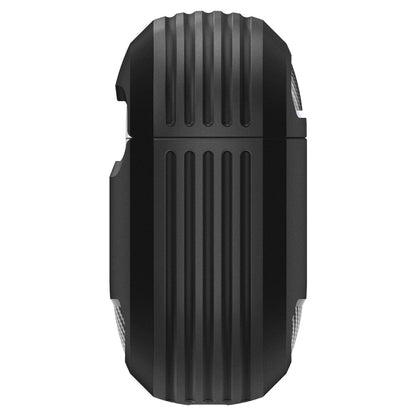 Custodia Spigen Rugged Armor per Apple AirPods 4, Nera Opaca