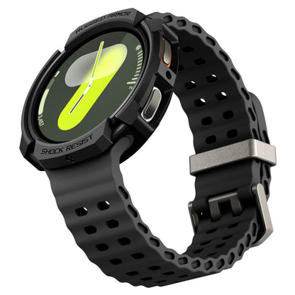Coque Spigen Rugged Armor pour Samsung Galaxy Watch8 44mm, Noir Mat ACS10006
