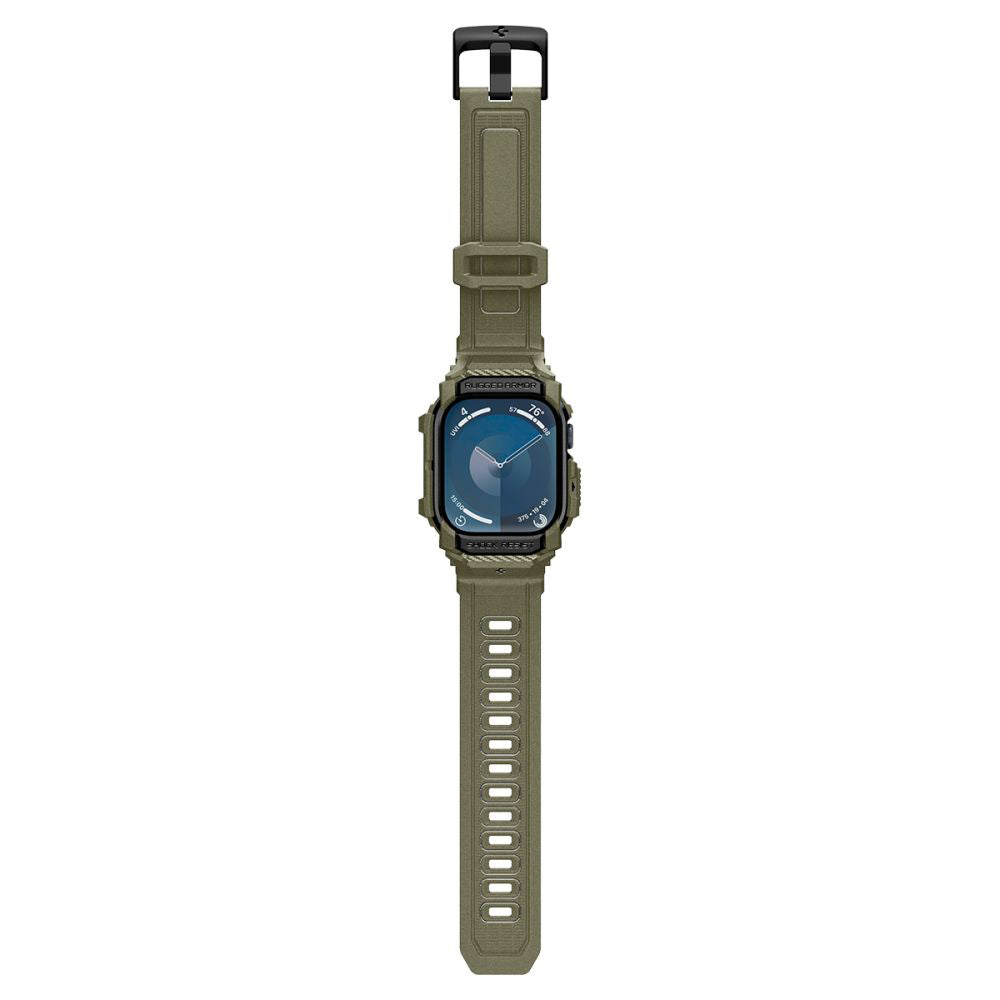 Étui Spigen Rugged Armor Pro pour Apple Watch Series 10 46mm, Kaki ACS08608