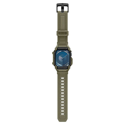 Étui Spigen Rugged Armor Pro pour Apple Watch Series 10 46mm, Kaki ACS08608