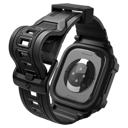 Spigen Rugged Armor Pro Case for Apple Watch Series 12 46mm, Matte Black ACS11894