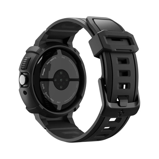 Coque Spigen Rugged Armor Pro pour Google Pixel Watch 41mm Series, Noire ACS09484